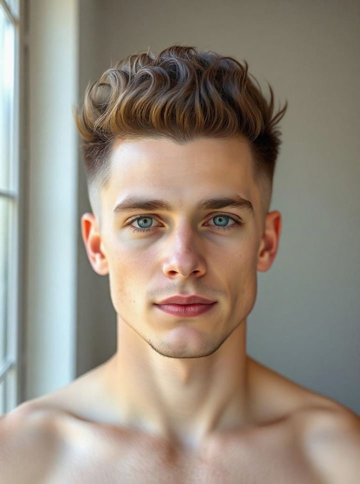 Broccoli haircut rendered on a real selfie by Lineup